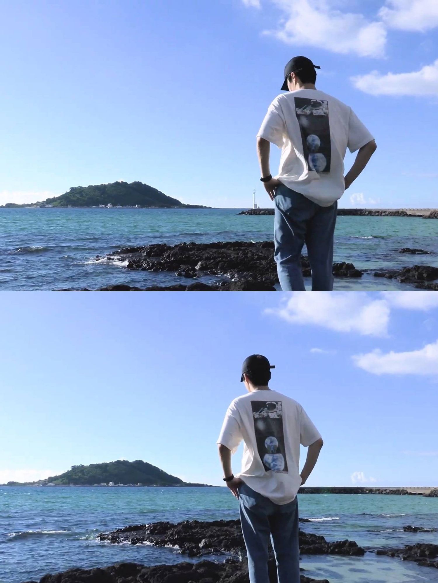 Behind-the-scenes cut of Kim Seonho