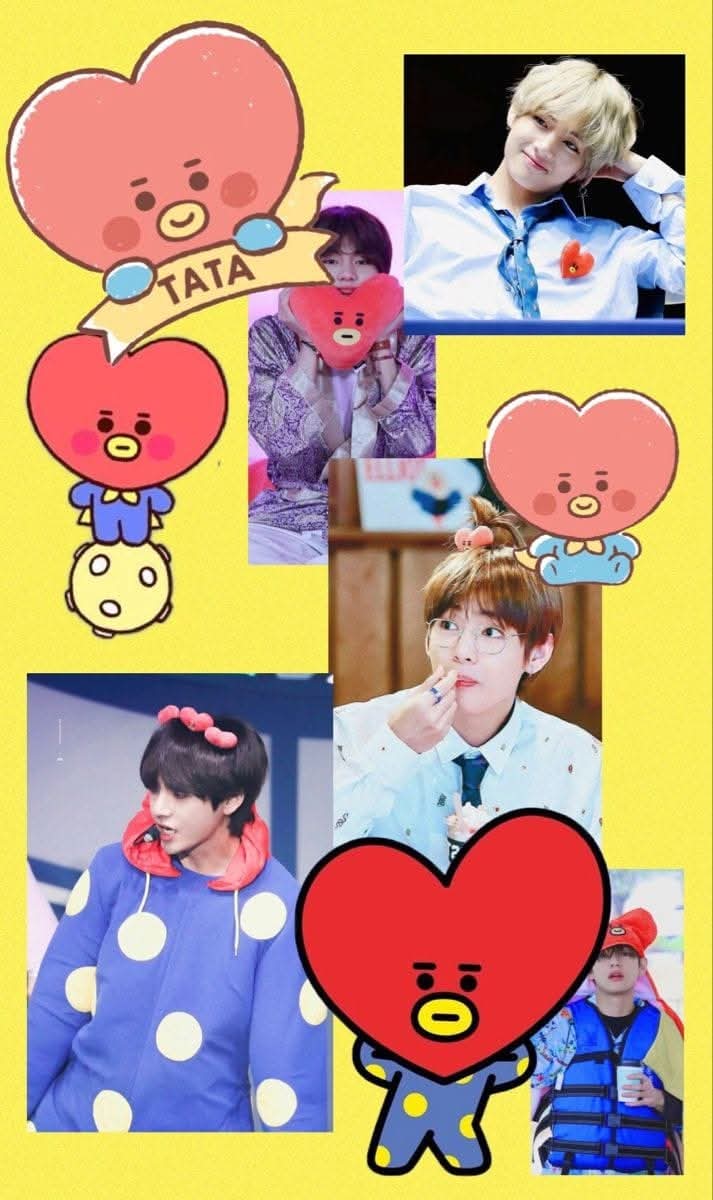 김태형 (뷔)를 위해 팬들이 공유한 감성 배경화면