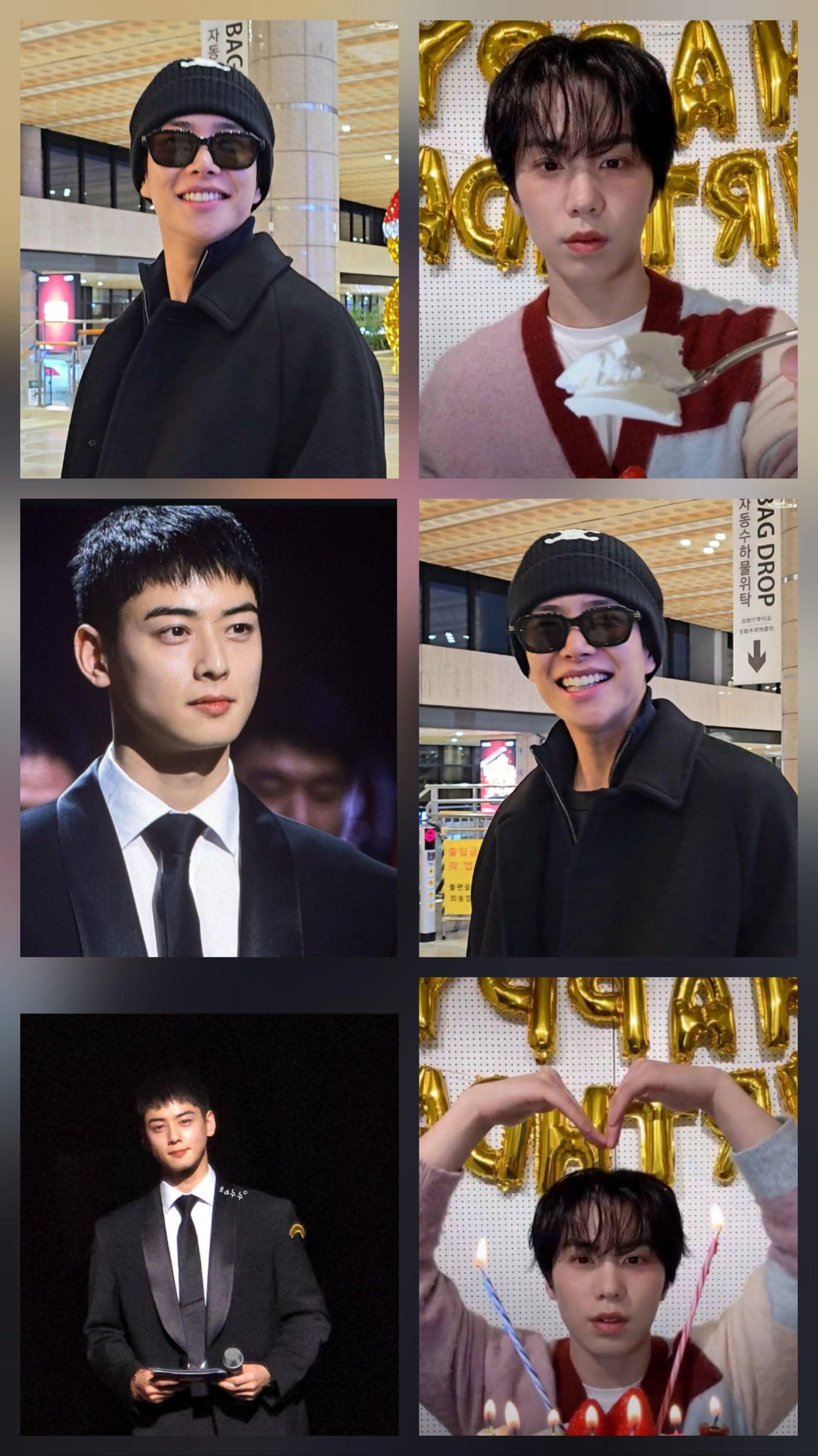 A moment captured by a fan of Cha Eunwoo