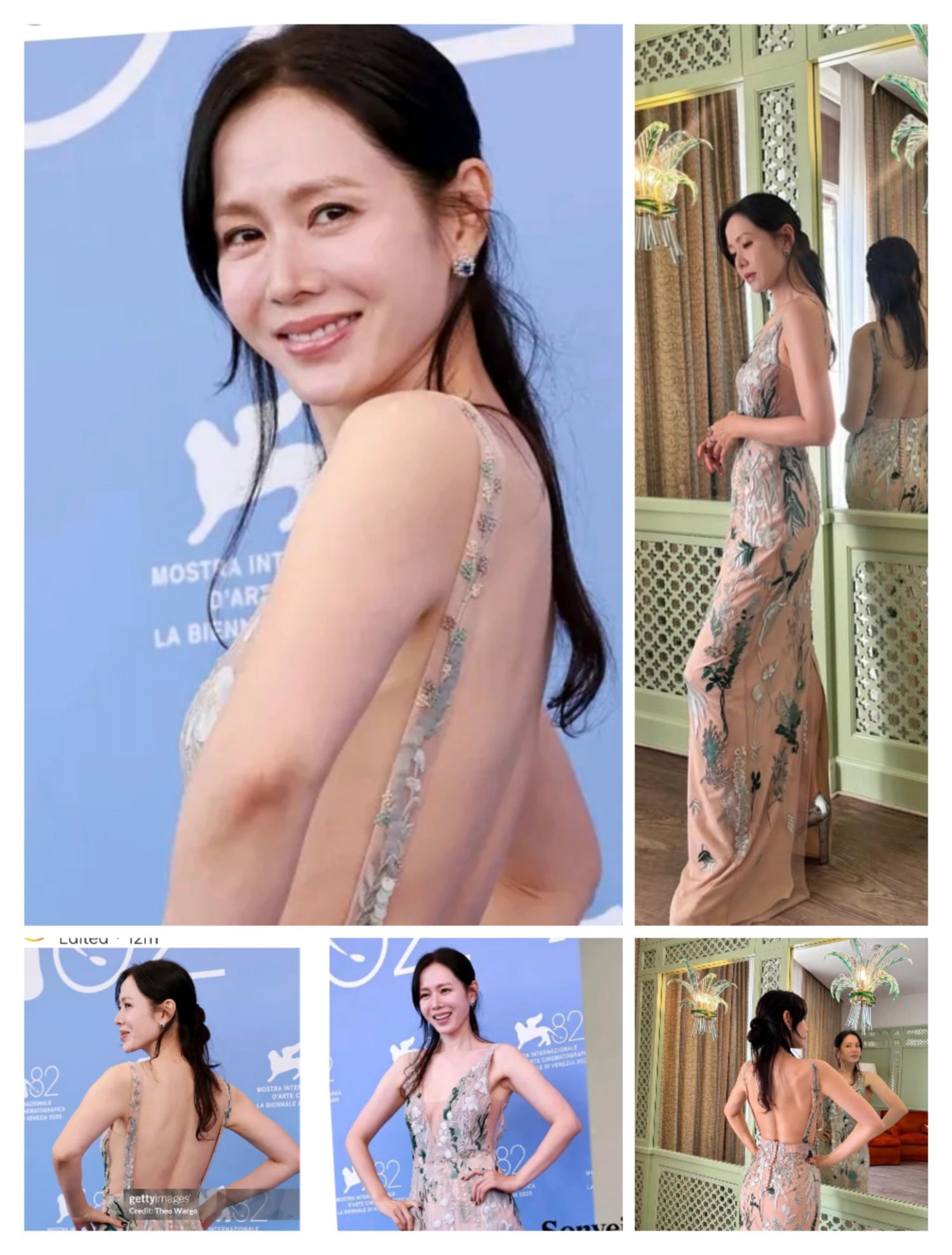 Behind-the-scenes cut of Son Yejin