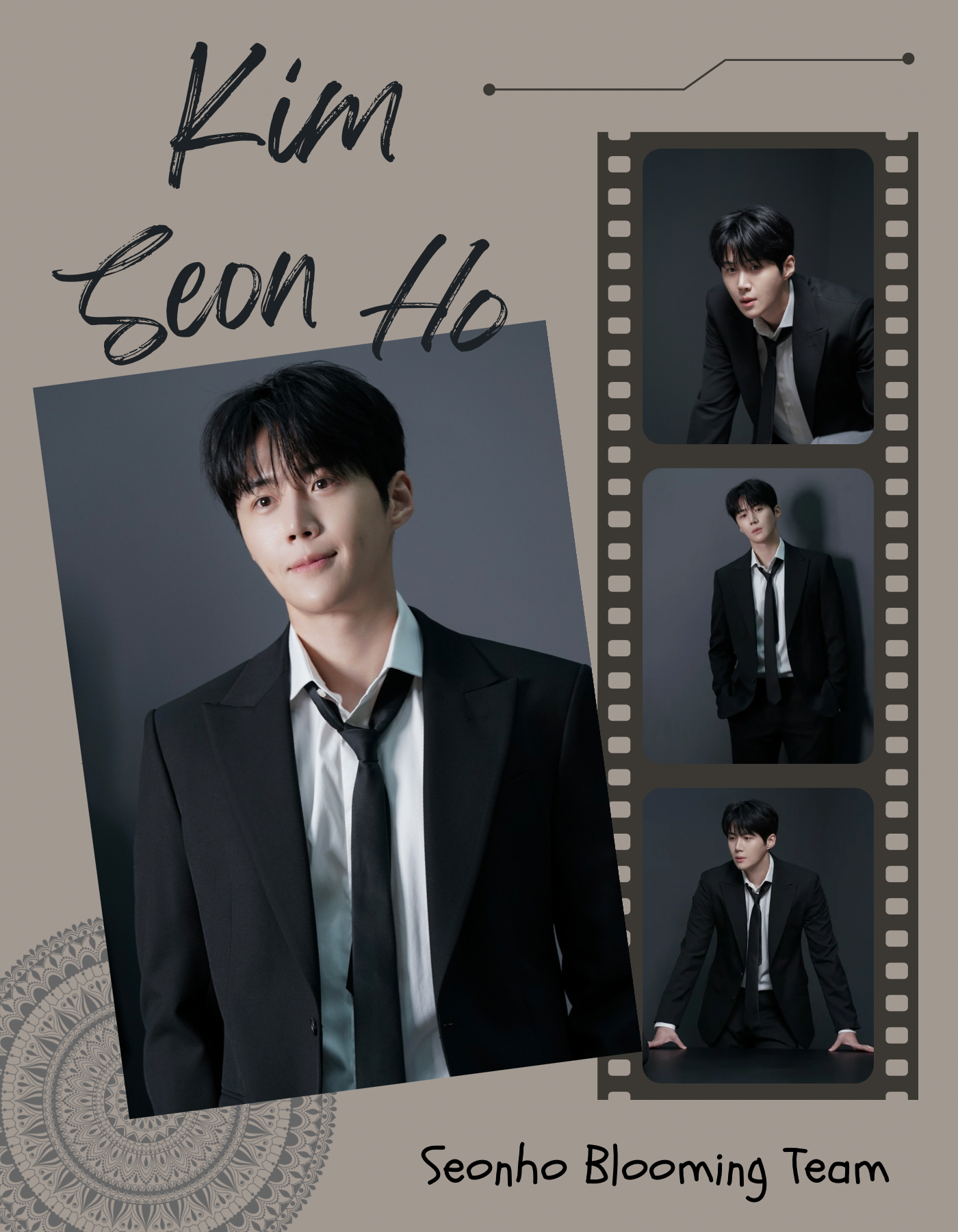 Behind-the-scenes cut of Kim Seonho