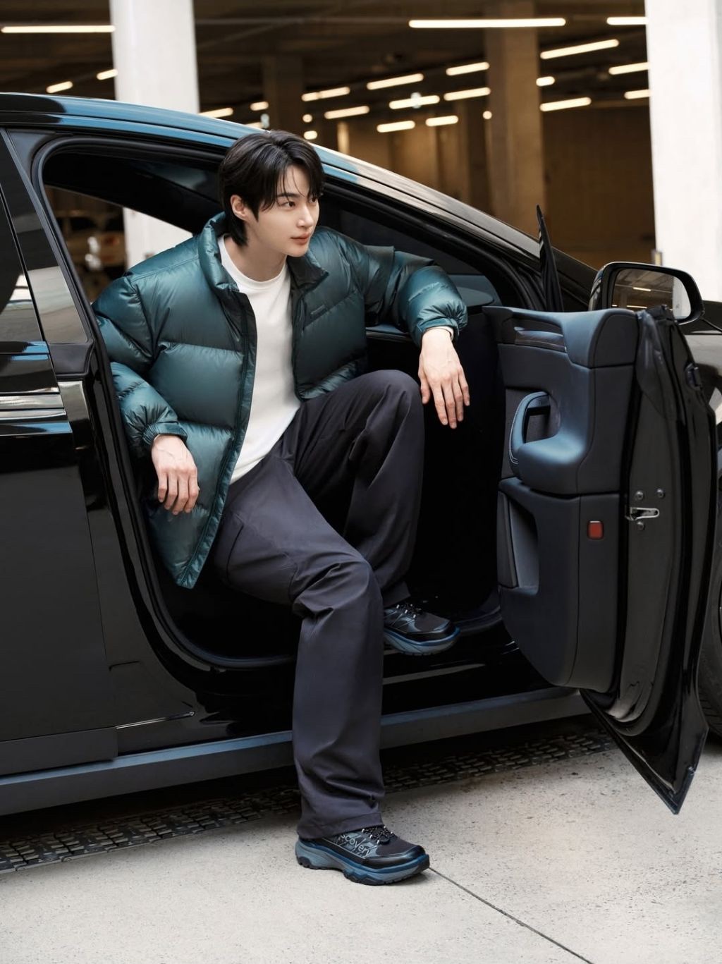 A moment captured by a fan of Byeon Wooseok