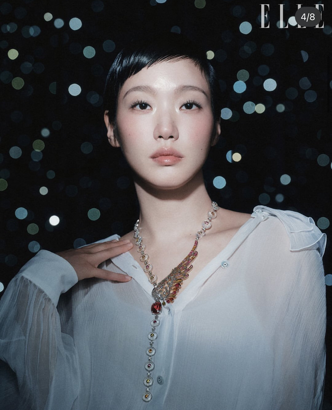 Behind-the-scenes cut of Kim Goeun