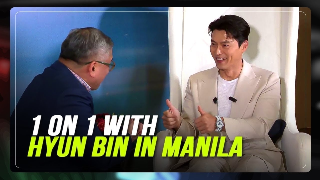 A moment captured by a fan of Hyun Bin