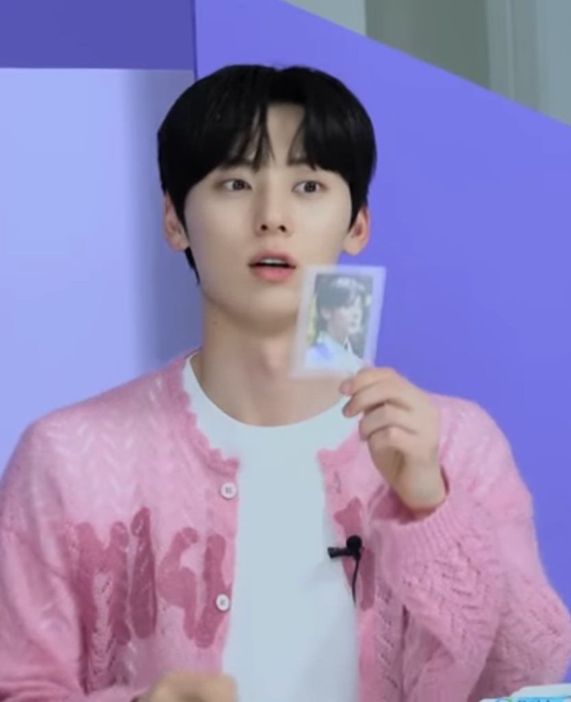 Behind-the-scenes cut of Hwang Minhyun