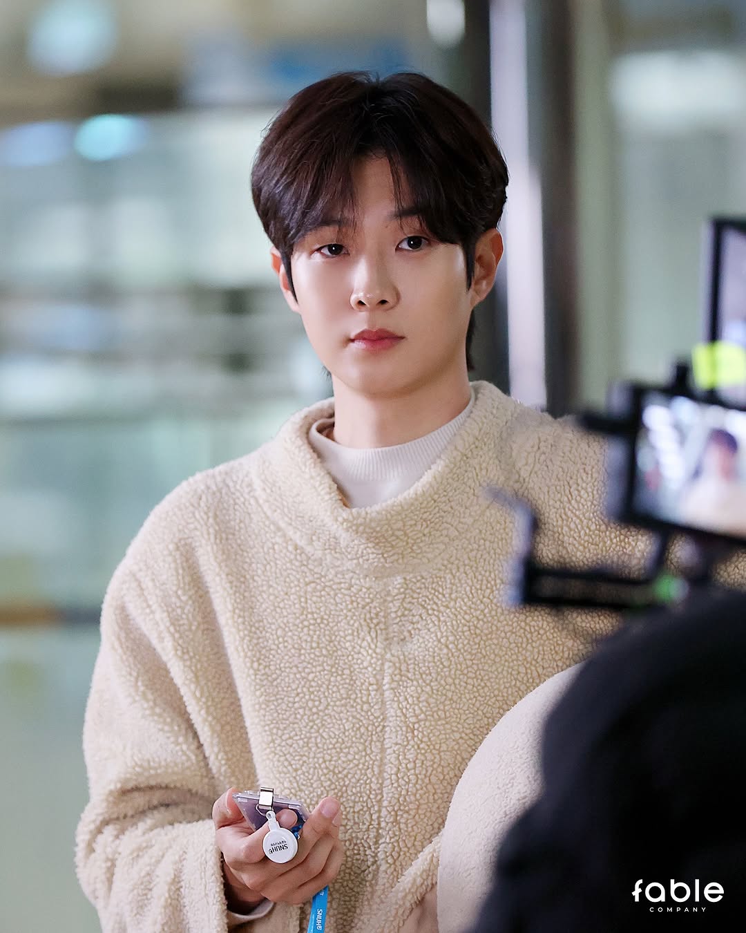 A moment captured by a fan of Choi Wooshik