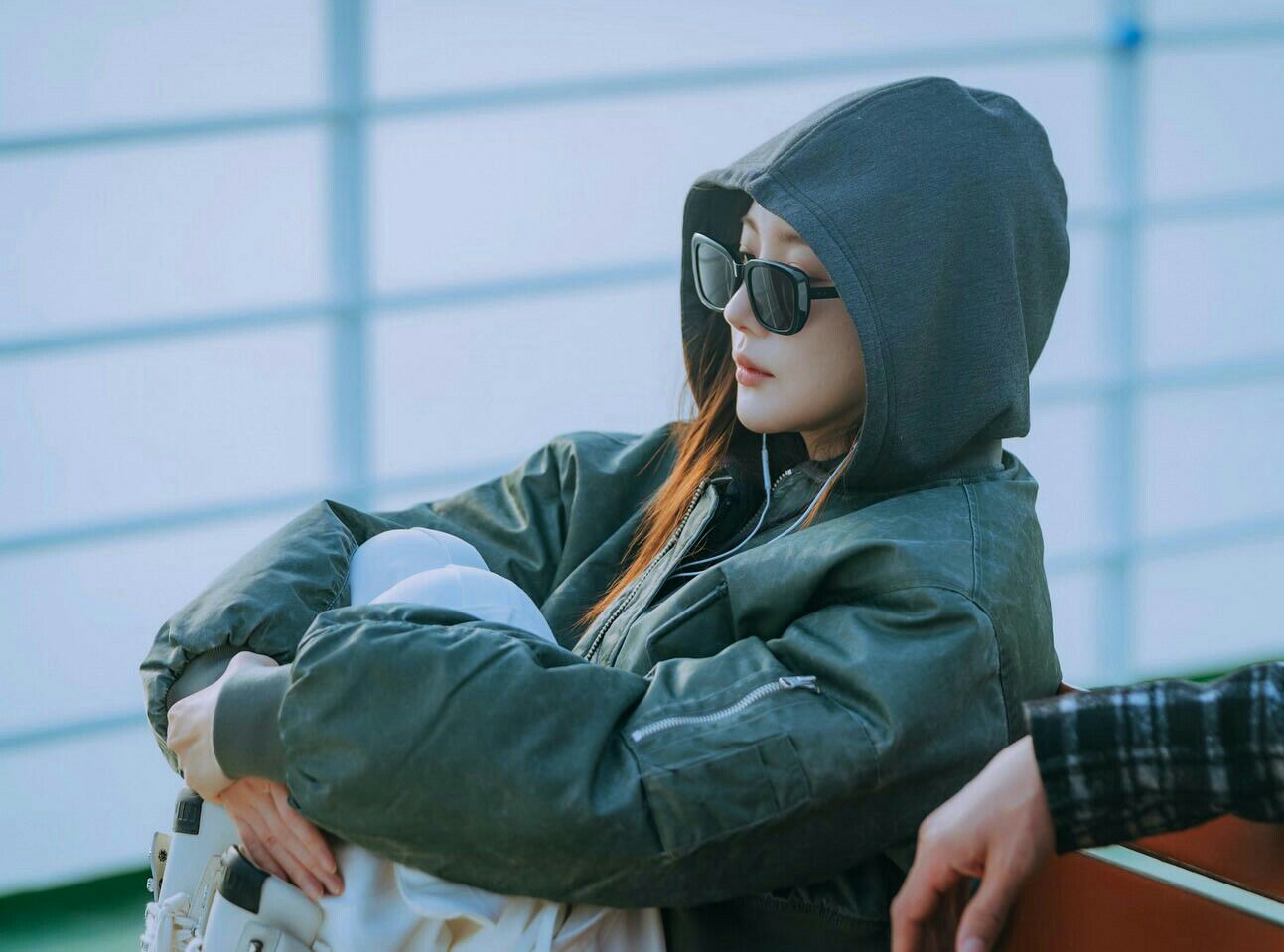 A moment captured by a fan of Park Minyoung