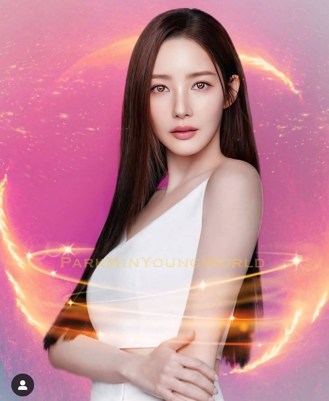 A moment captured by a fan of Park Minyoung