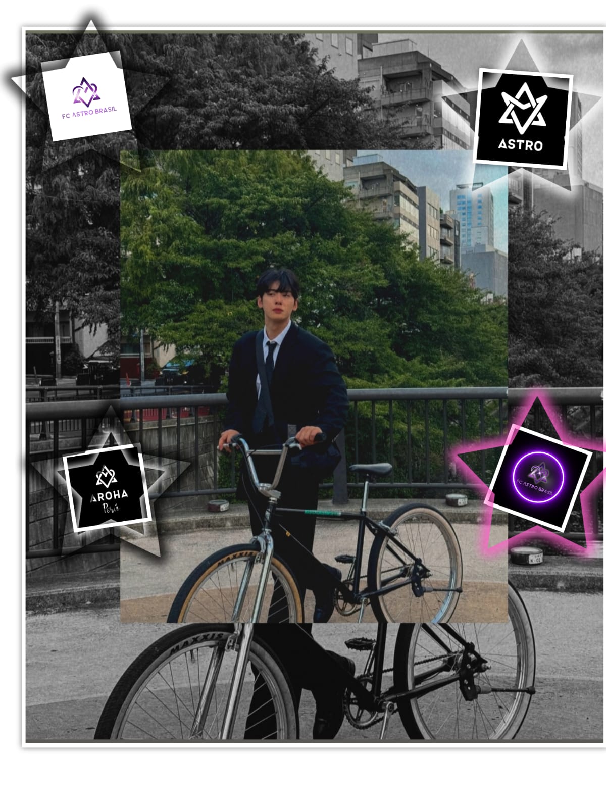 Behind-the-scenes cut of Cha Eunwoo