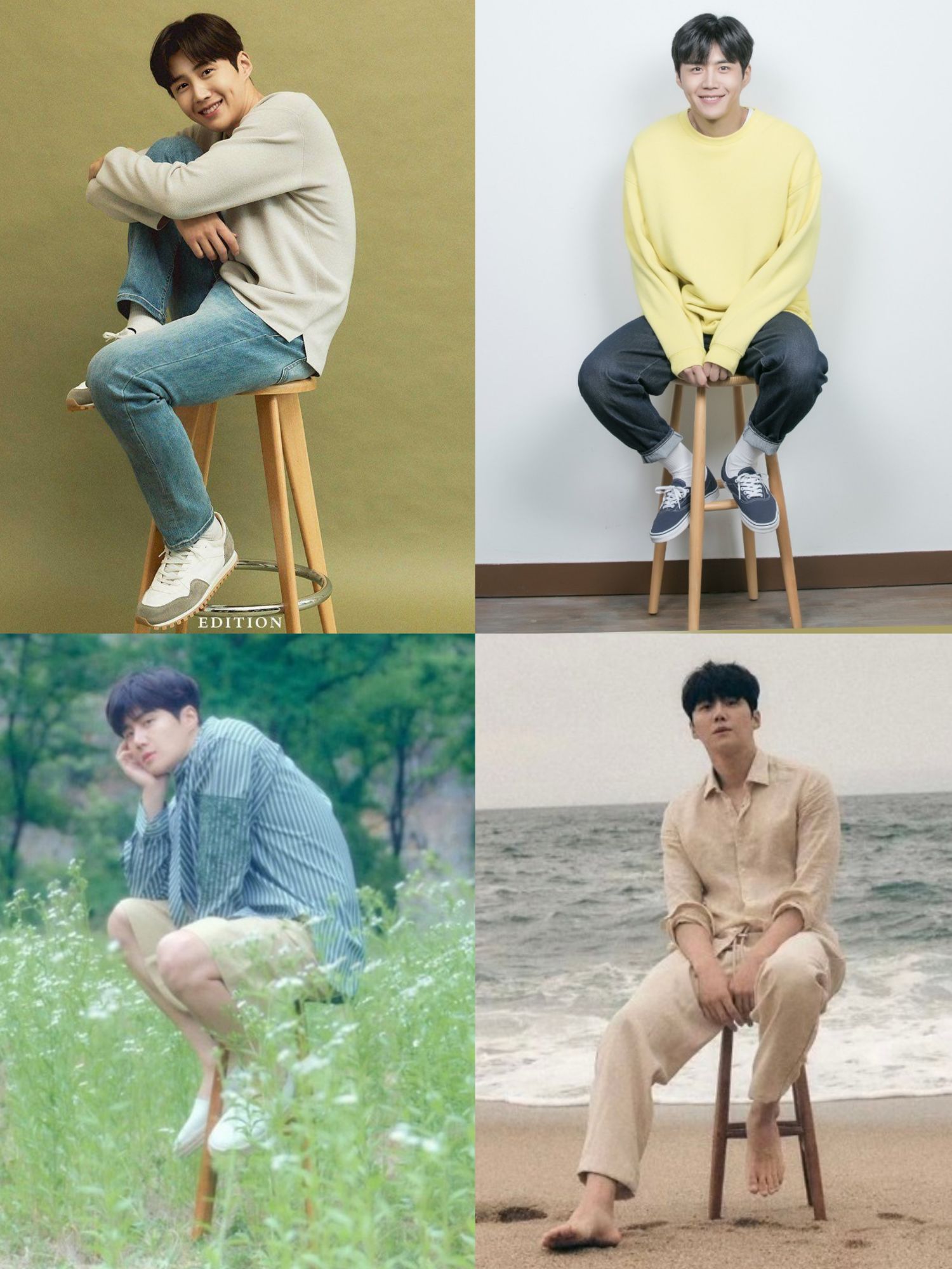 Behind-the-scenes cut of Kim Seonho