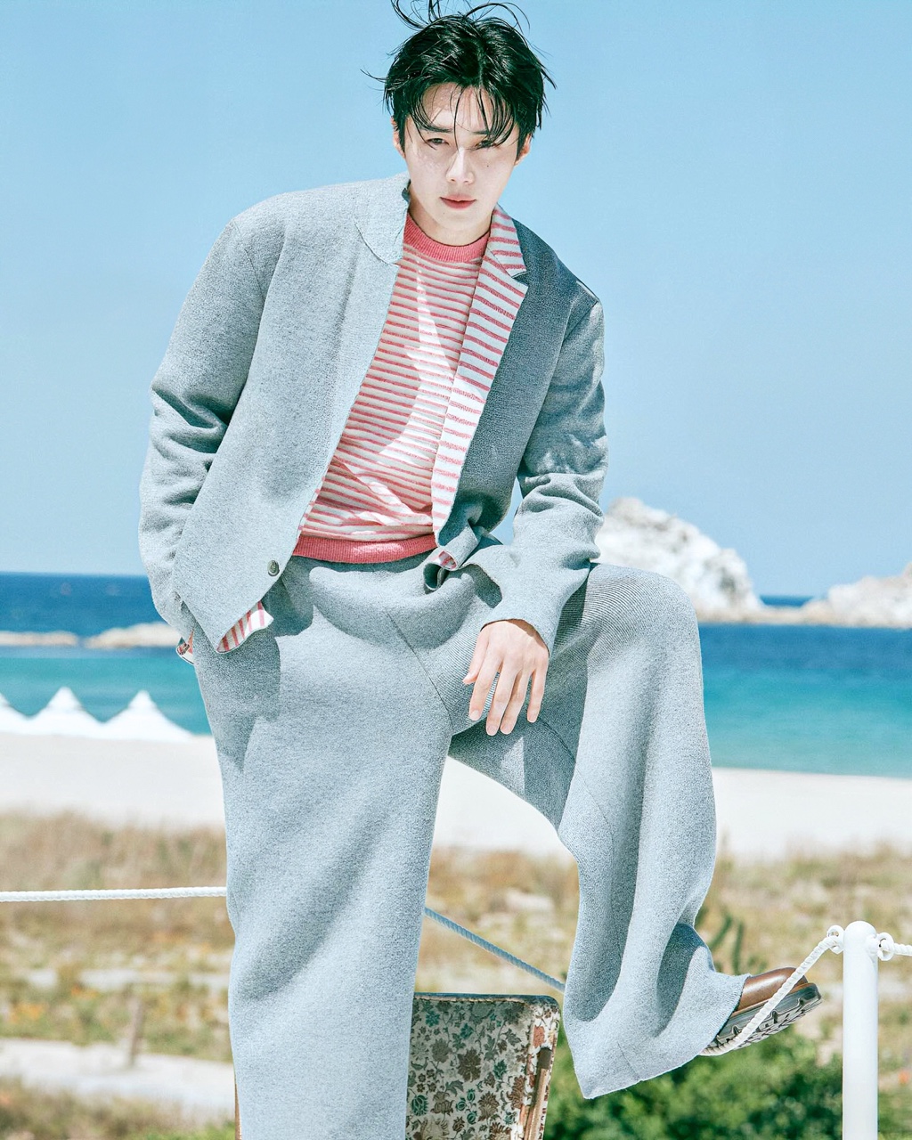 Behind-the-scenes cut of Kim Seonho
