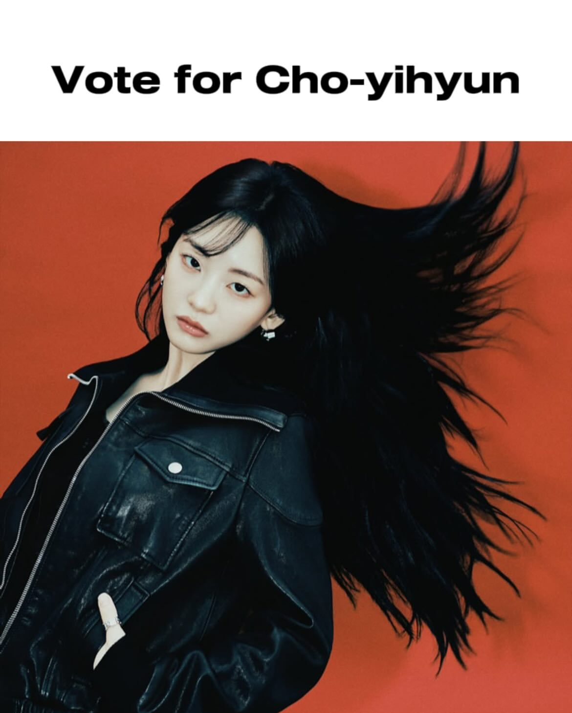 Behind-the-scenes cut of Cho Yihyun