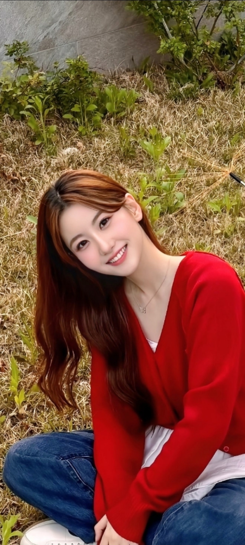 Emotional wallpaper shared by fans for Oh Yujin