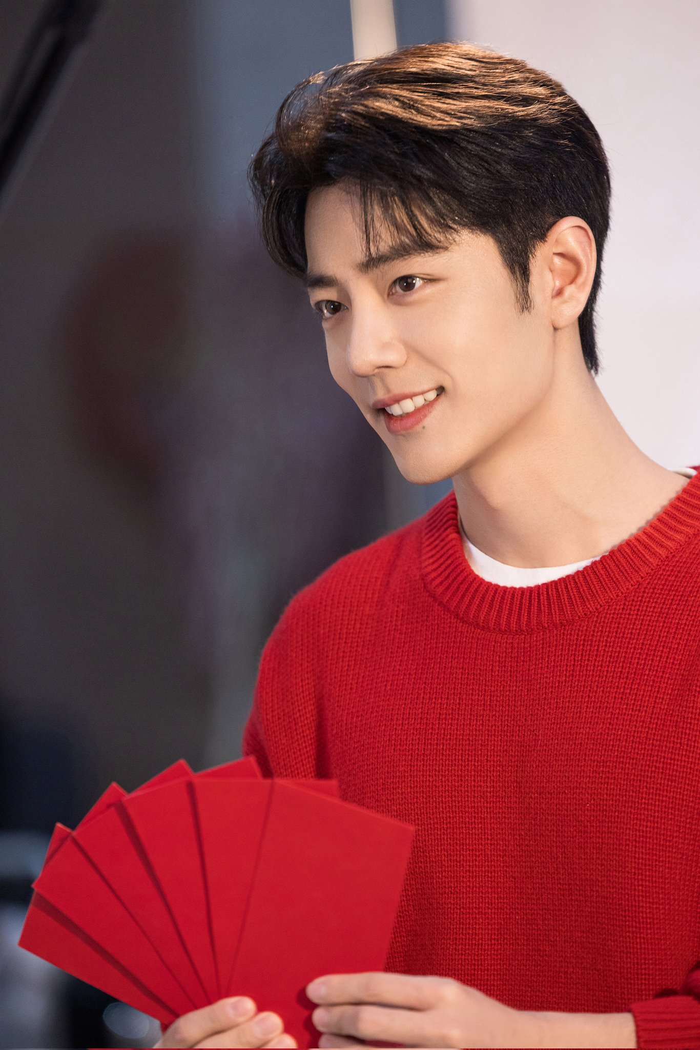 Behind-the-scenes cut of Xiao Zhan