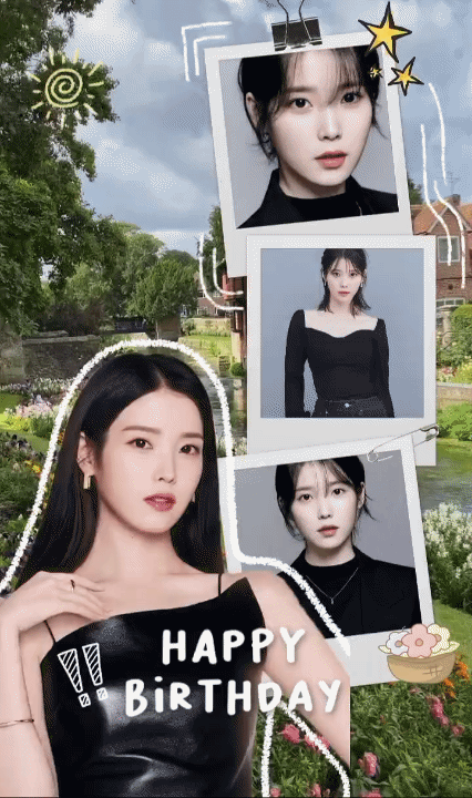 Behind-the-scenes cut of IU