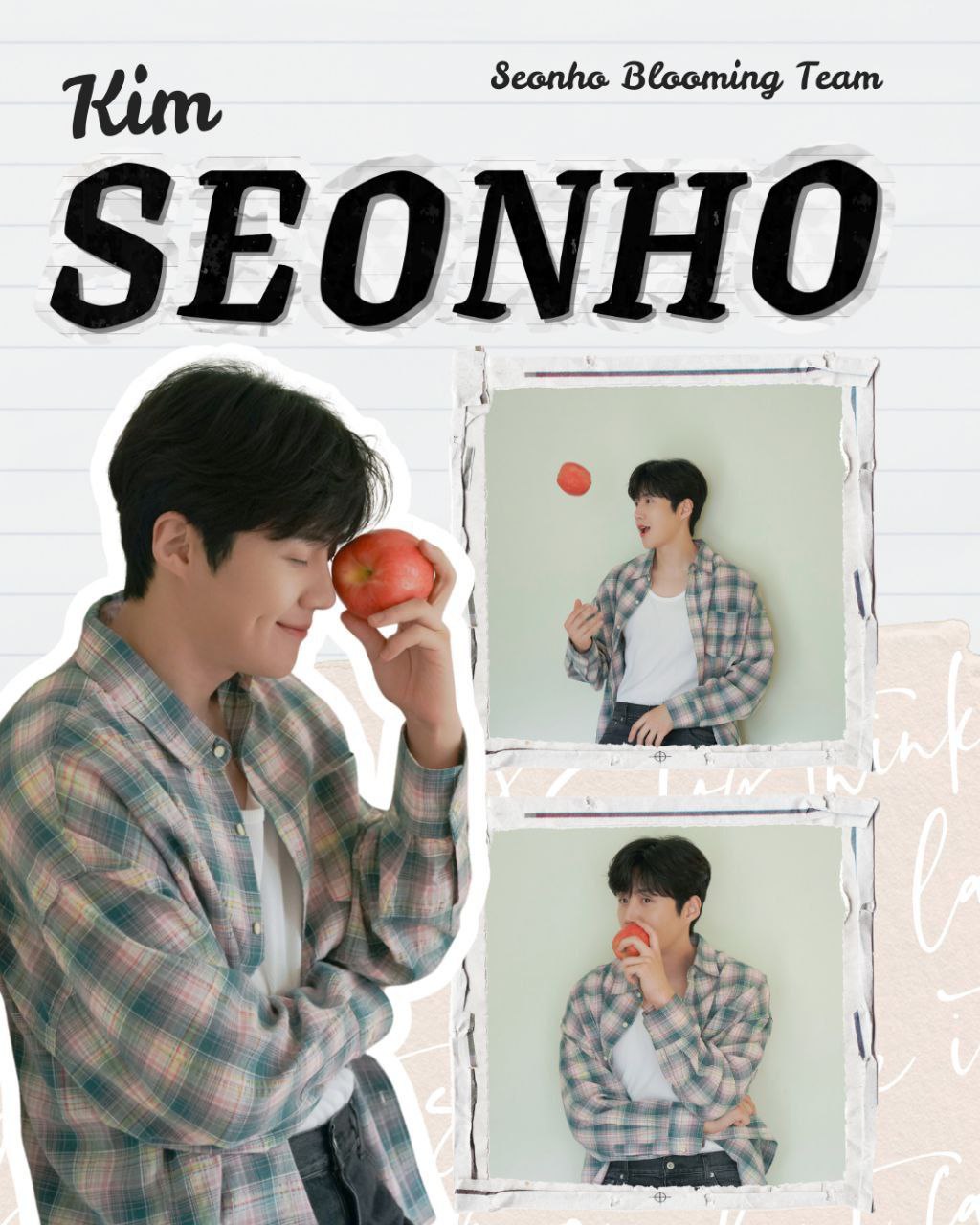 Behind-the-scenes cut of Kim Seonho