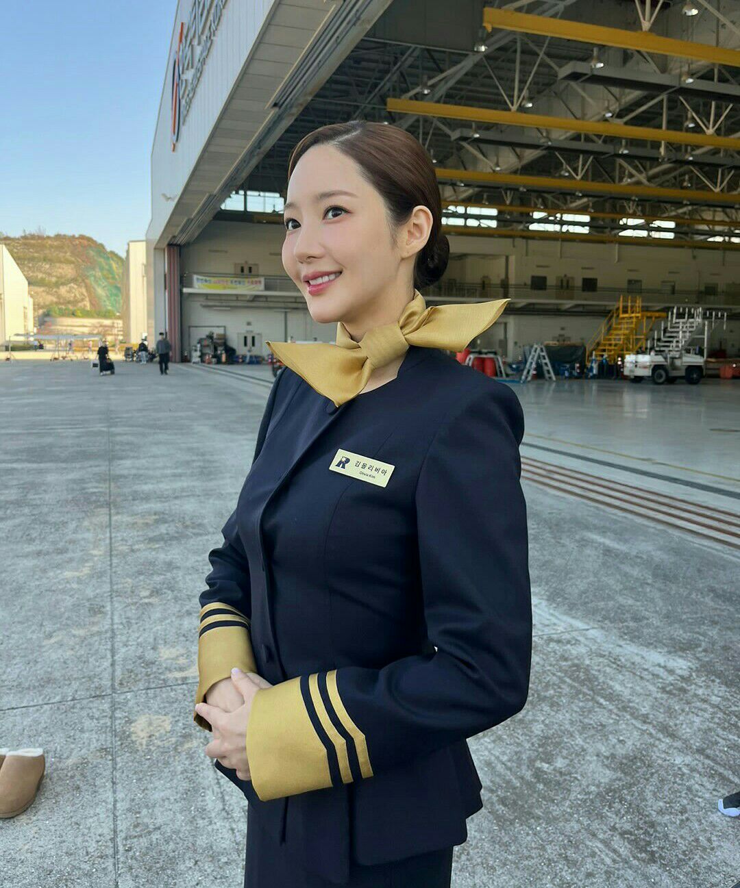 A moment captured by a fan of Park Minyoung