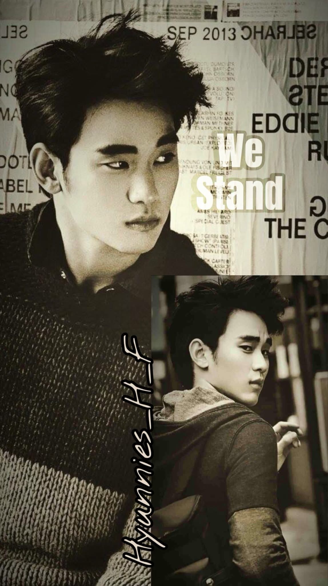 Special wallpaper made by Kim Soohyun's fans