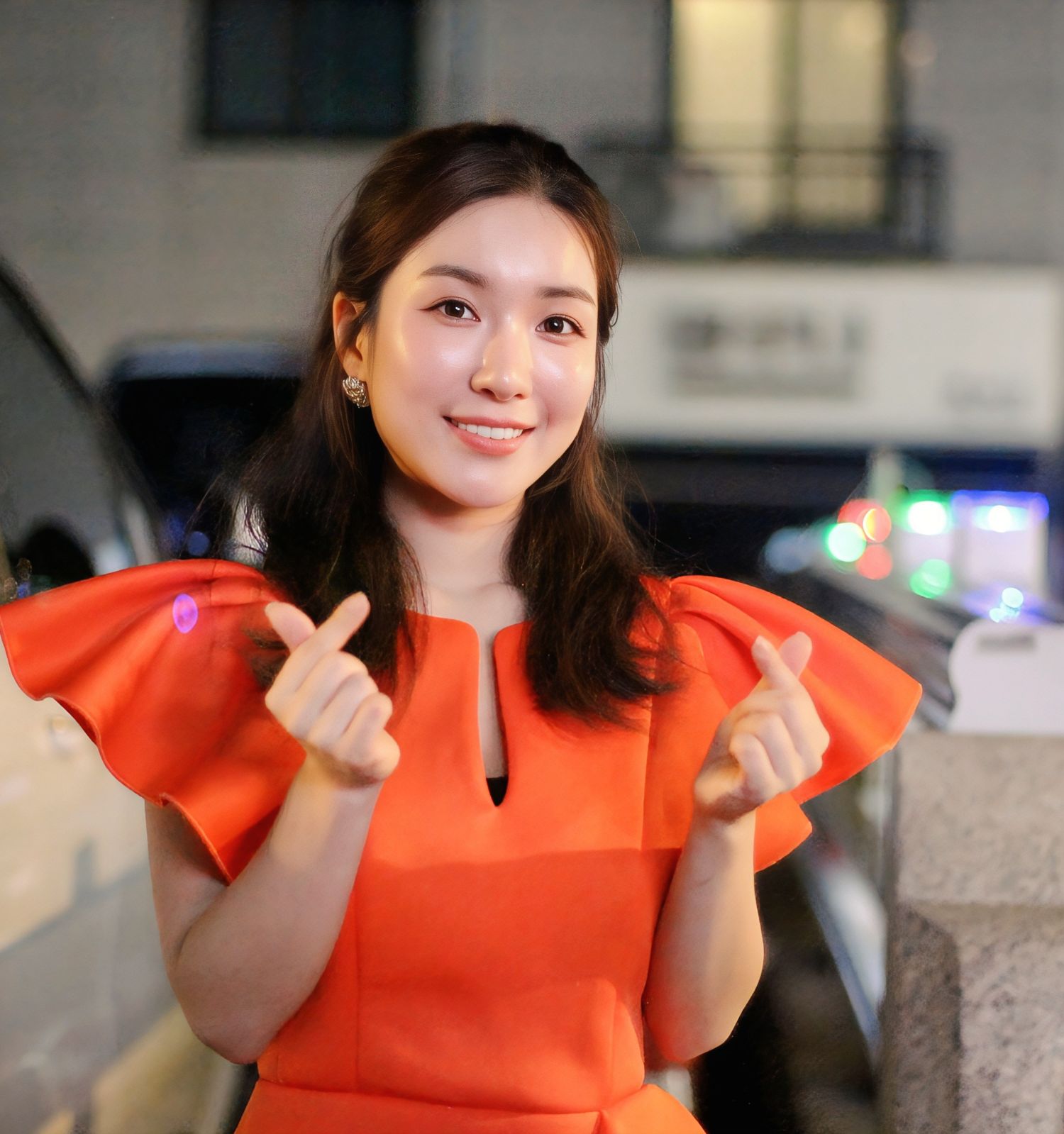 Behind-the-scenes cut of Ryu Wonjung