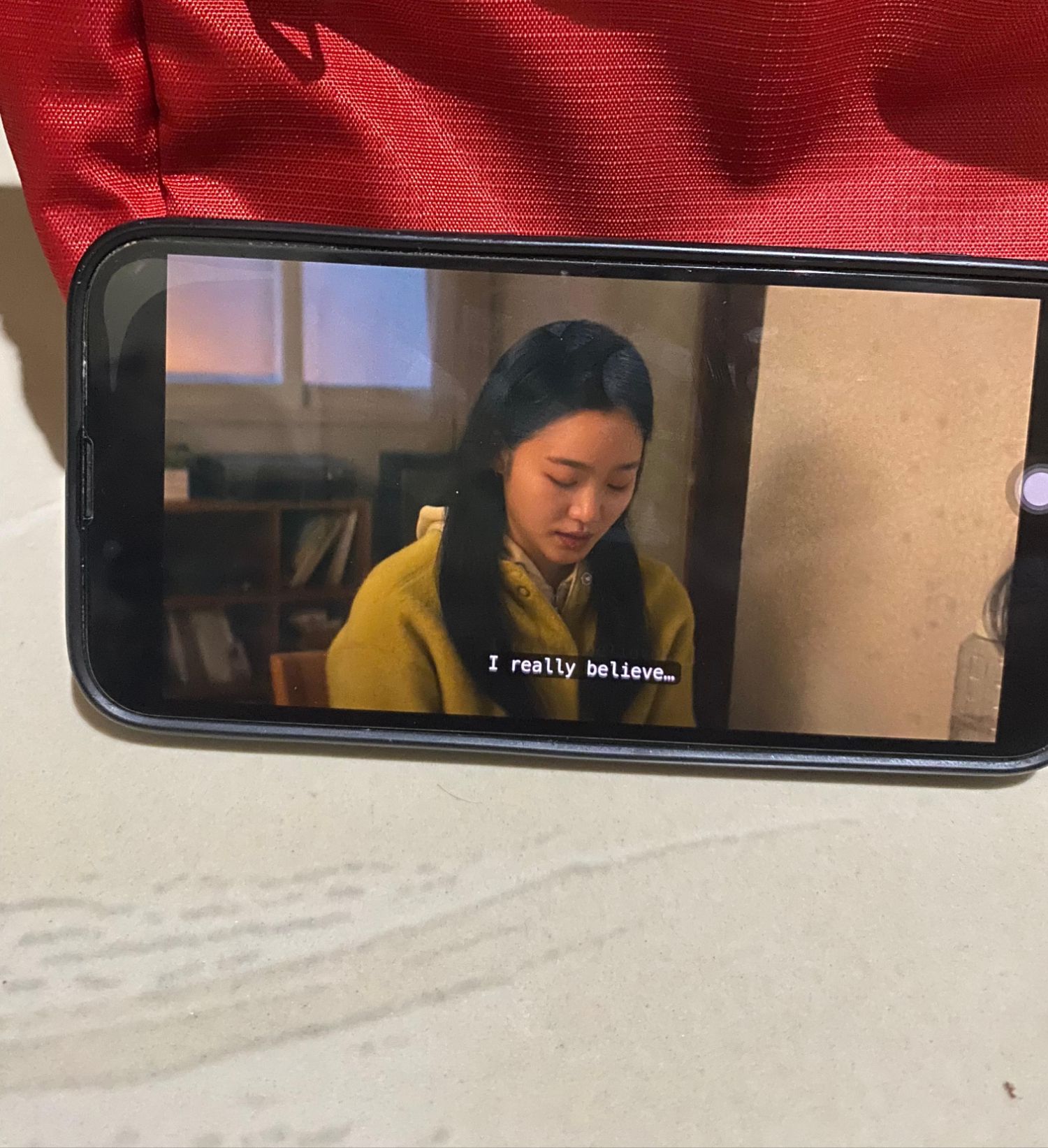 A moment captured by a fan of Kim Goeun