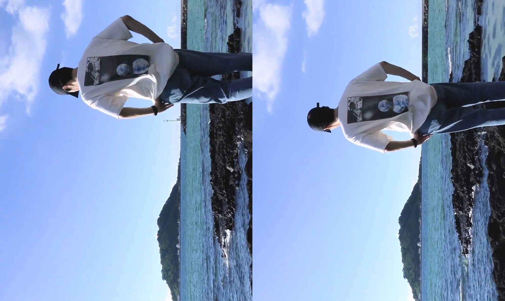 Behind-the-scenes cut of Kim Seonho