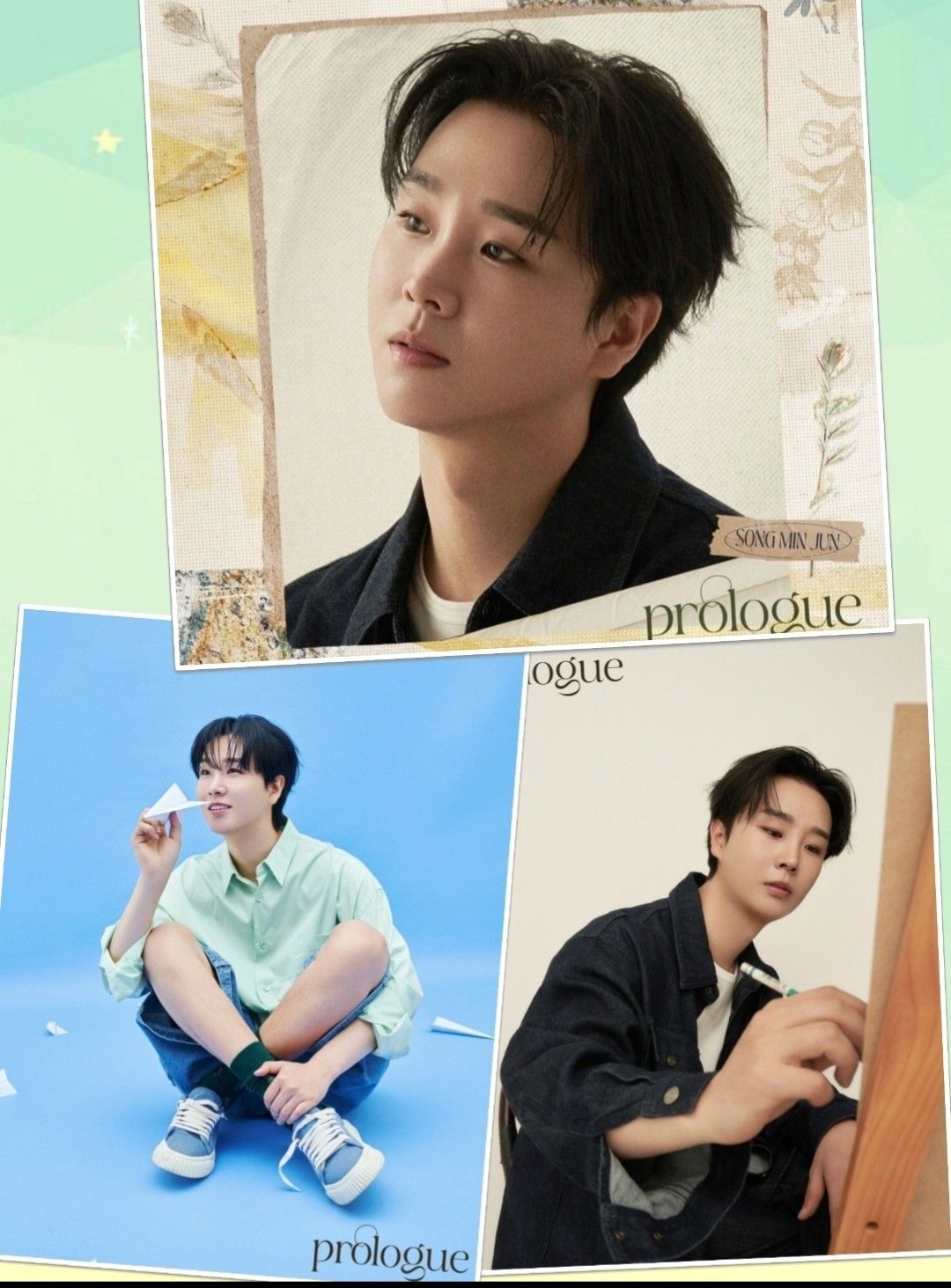 Behind-the-scenes cut of Song Minjun