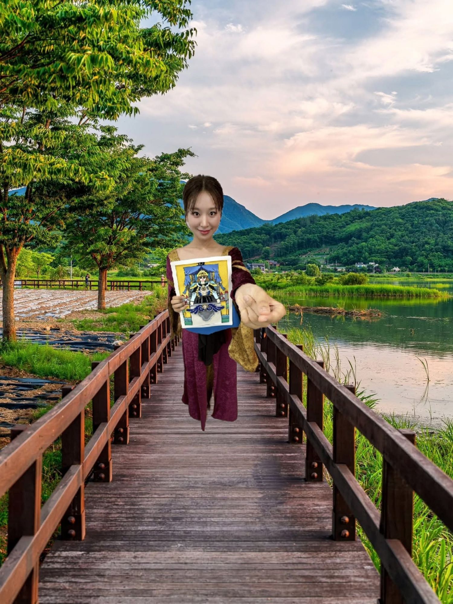 Behind-the-scenes cut of Jung Seul
