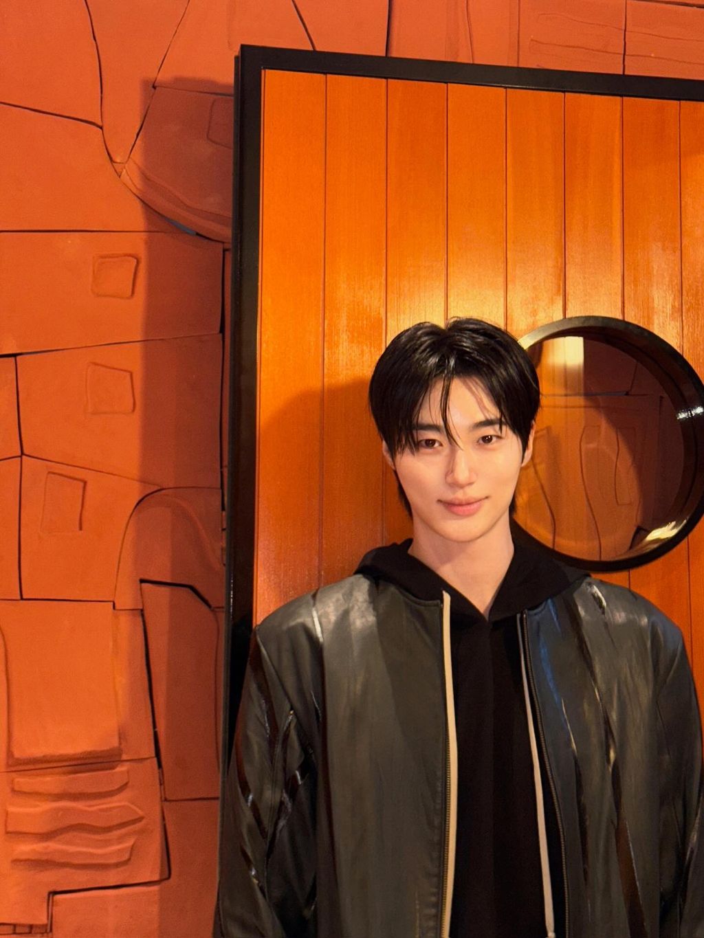 A moment captured by a fan of Byeon Wooseok