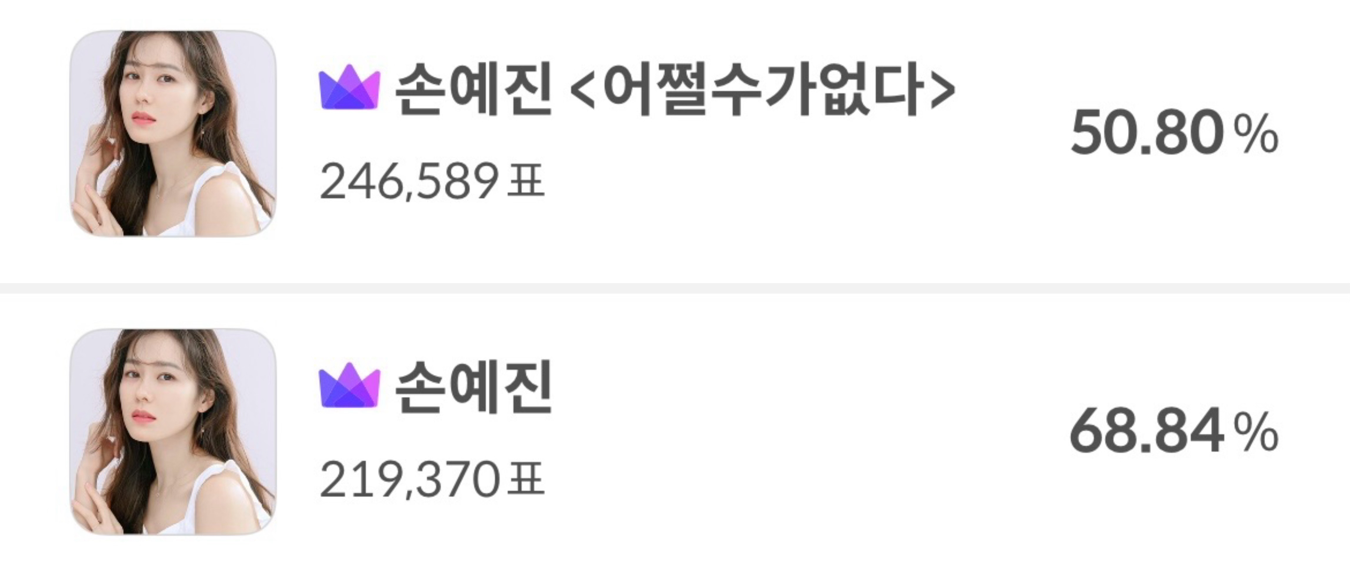 손예진의 최신 사진