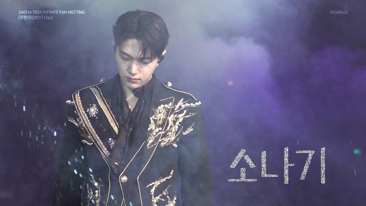 Behind-the-scenes cut of Kim Myungsoo (L)