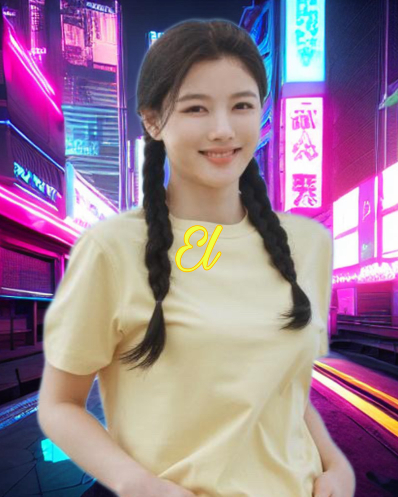 Behind-the-scenes cut of Kim Youjung
