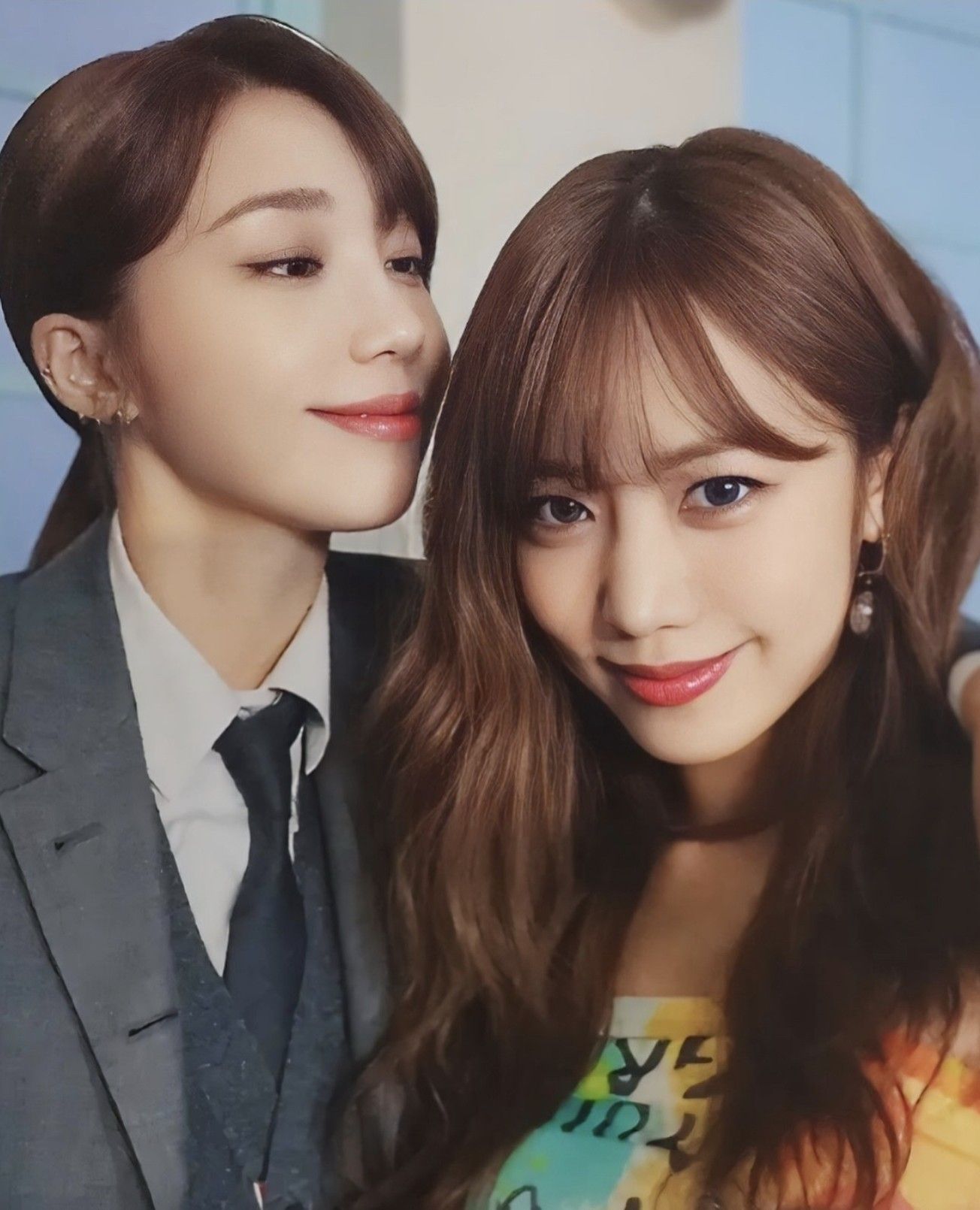 Behind-the-scenes cut of Jung Eunji