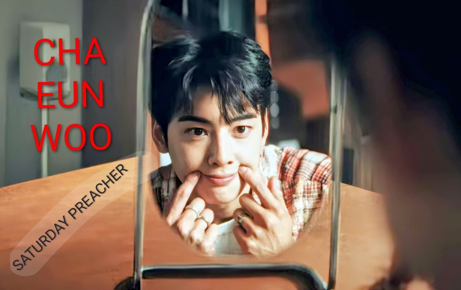 Behind-the-scenes cut of Cha Eunwoo