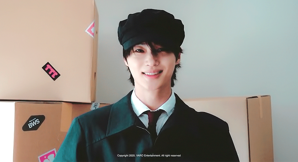 Cuplikan di balik layar dari Byeon Wooseok