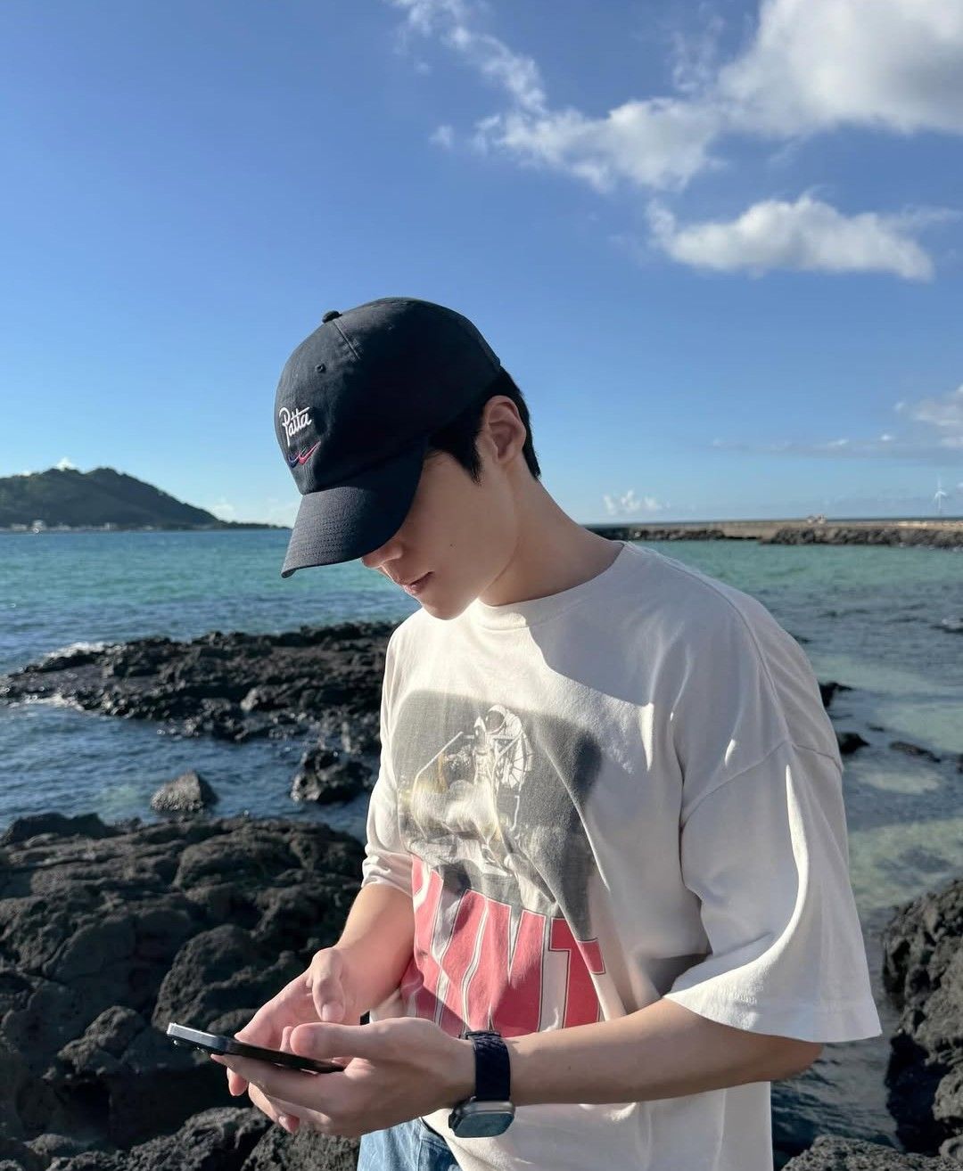 A moment captured by a fan of Kim Seonho
