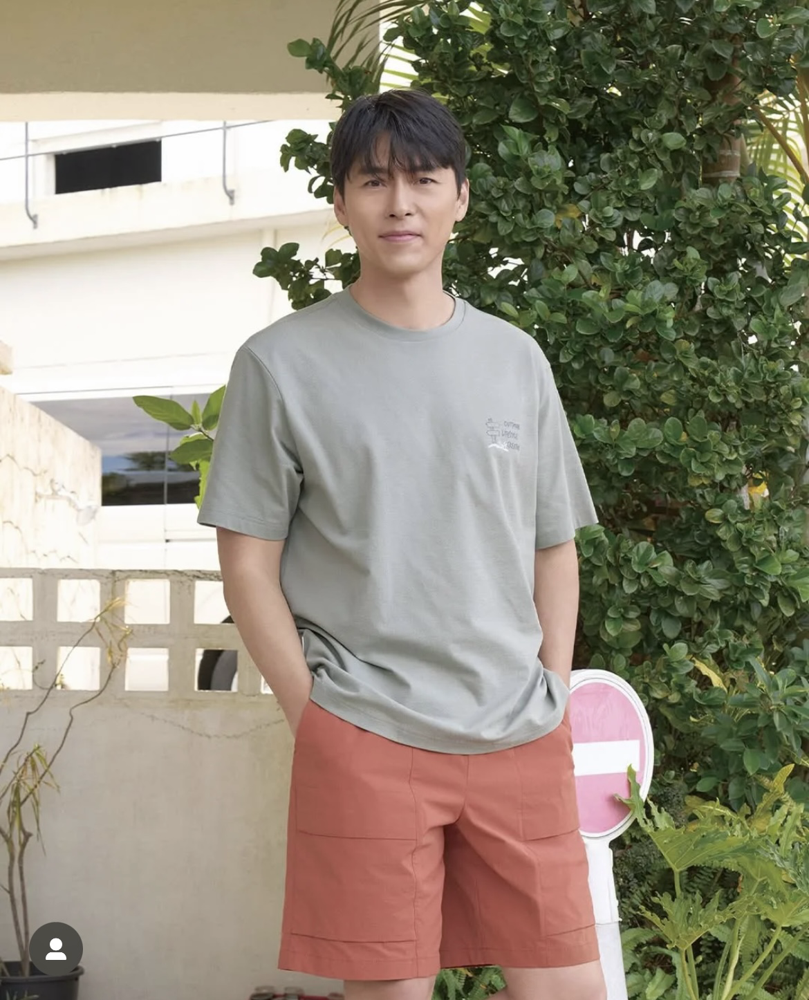 Recent activity shot of Hyun Bin