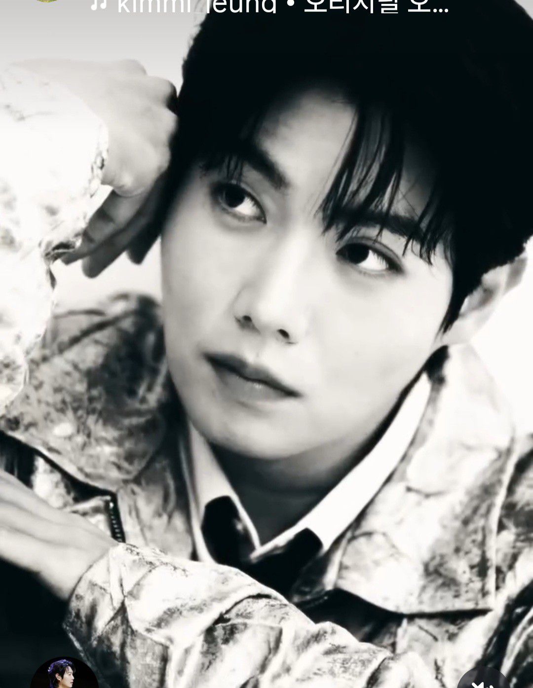 Behind-the-scenes cut of Son Taejin
