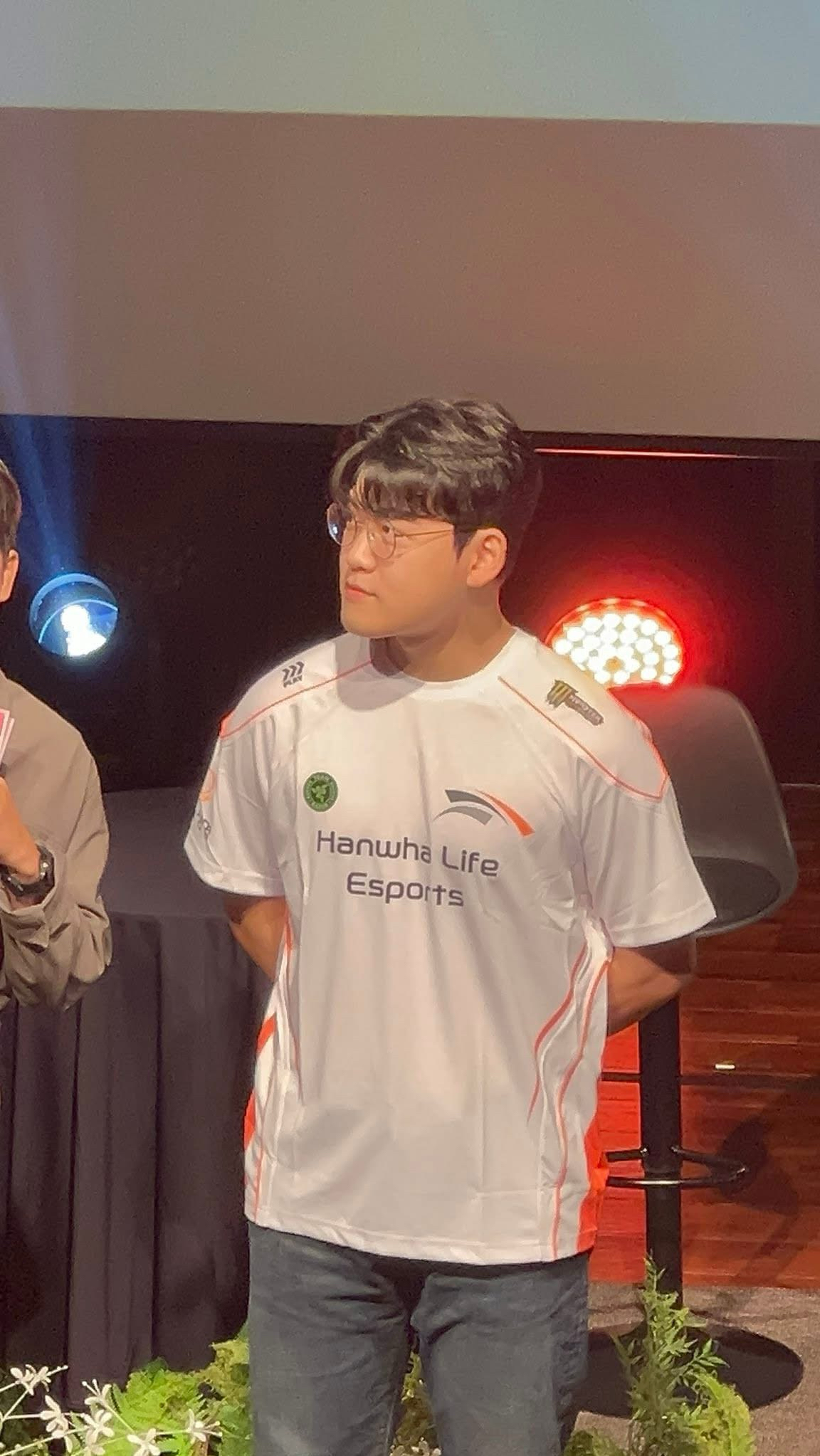 Recent activity shot of Gumayusi