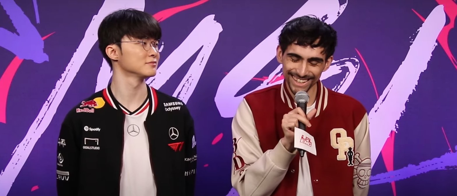 A moment captured by a fan of Faker
