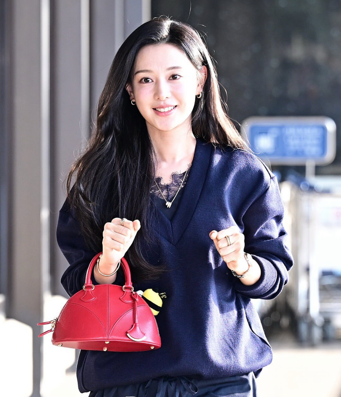 A moment captured by a fan of Kim Jiwon