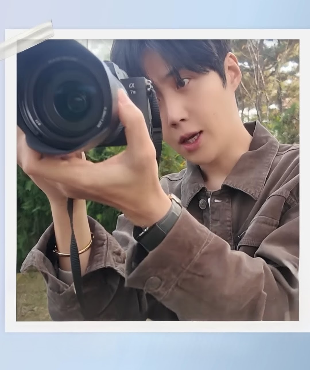 A moment captured by a fan of Kim Seonho