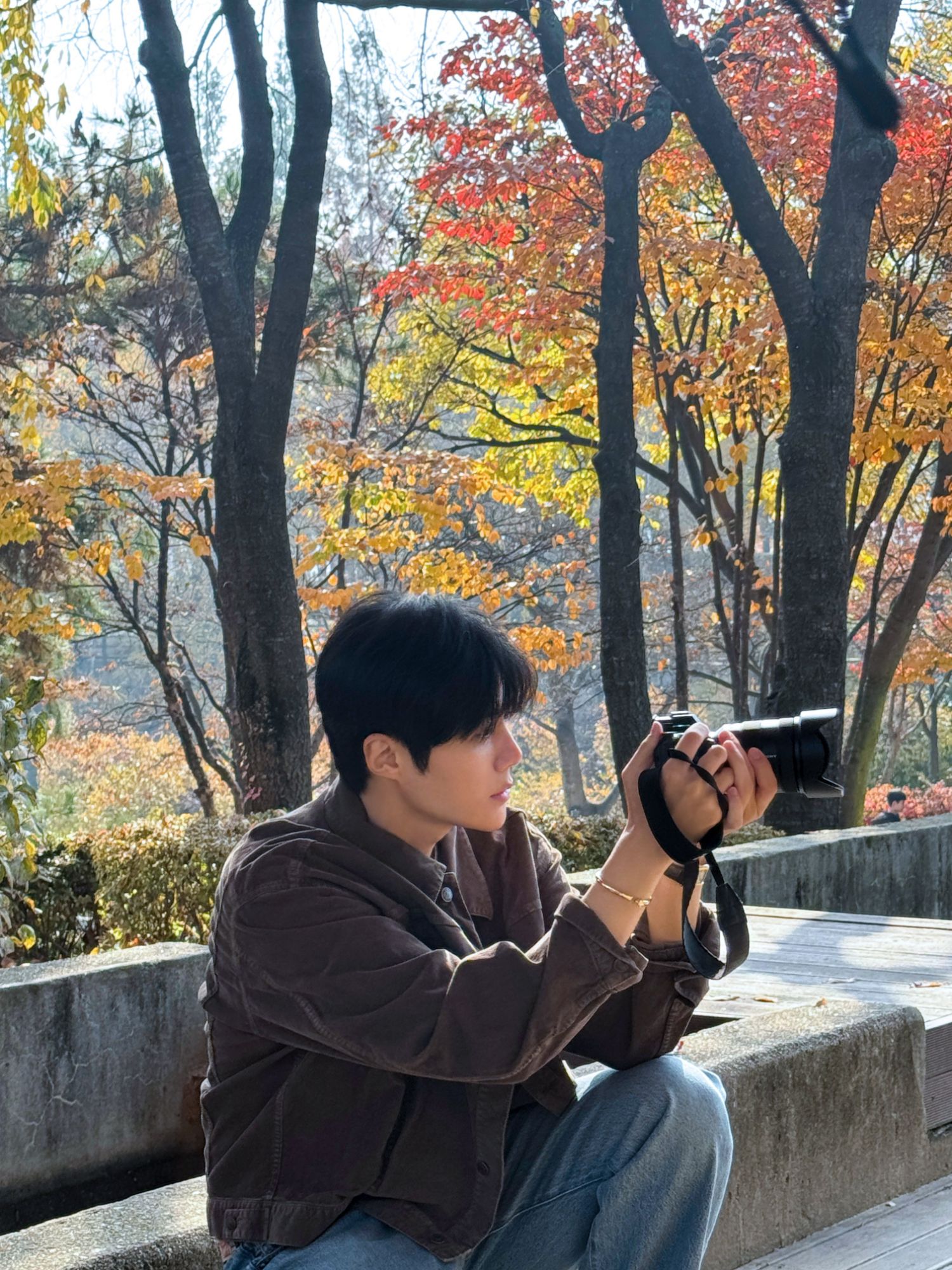 A moment captured by a fan of Kim Seonho