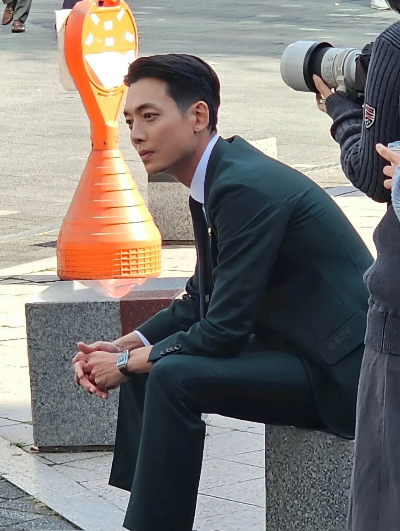 Behind-the-scenes cut of Jung Kyungho