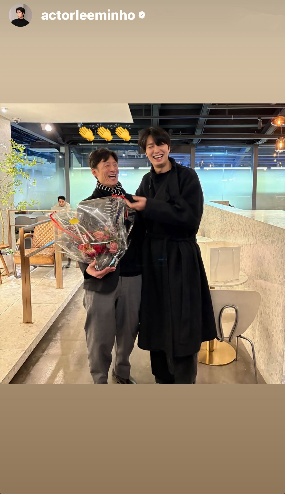 イ・ミンホの最近の活動ショット