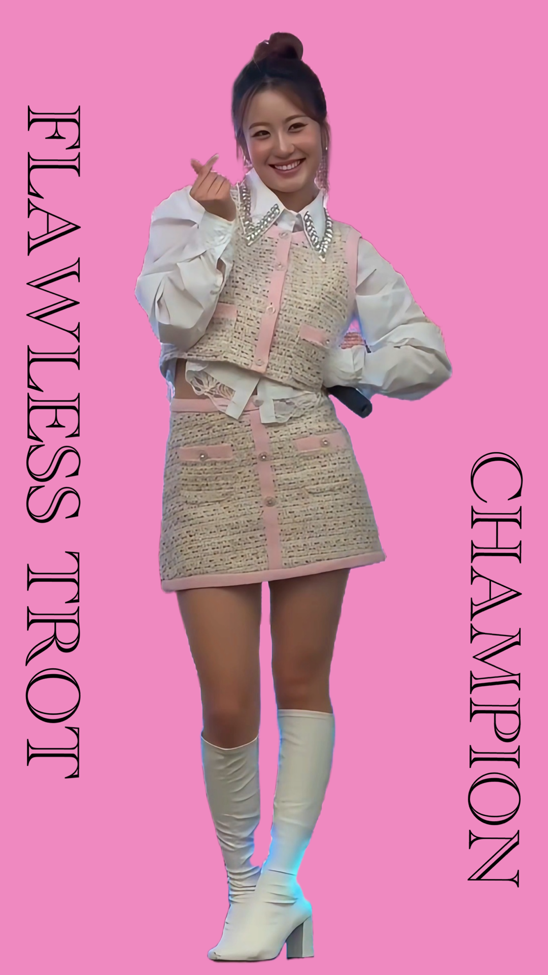 Special wallpaper made by Oh Yujin's fans