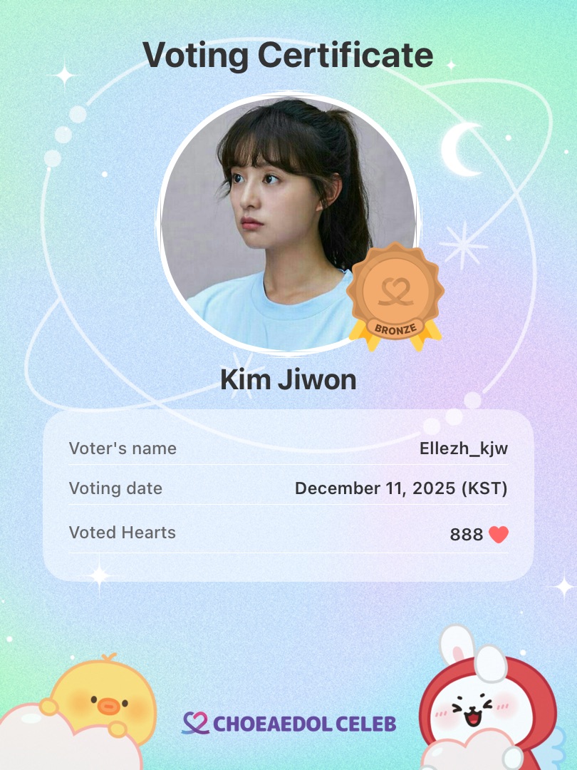 Latest photo of Kim Jiwon