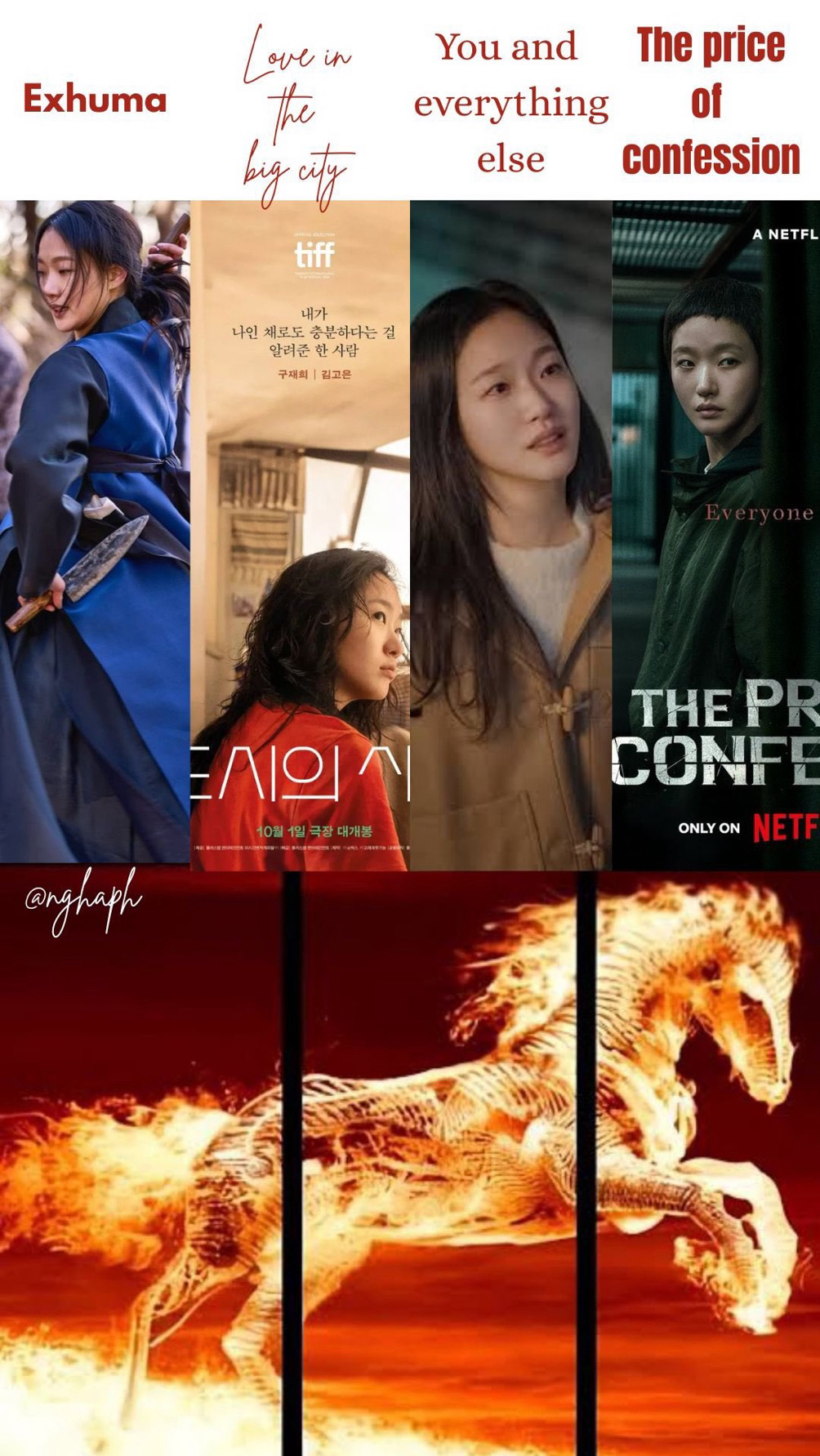 金高銀的近期活動照