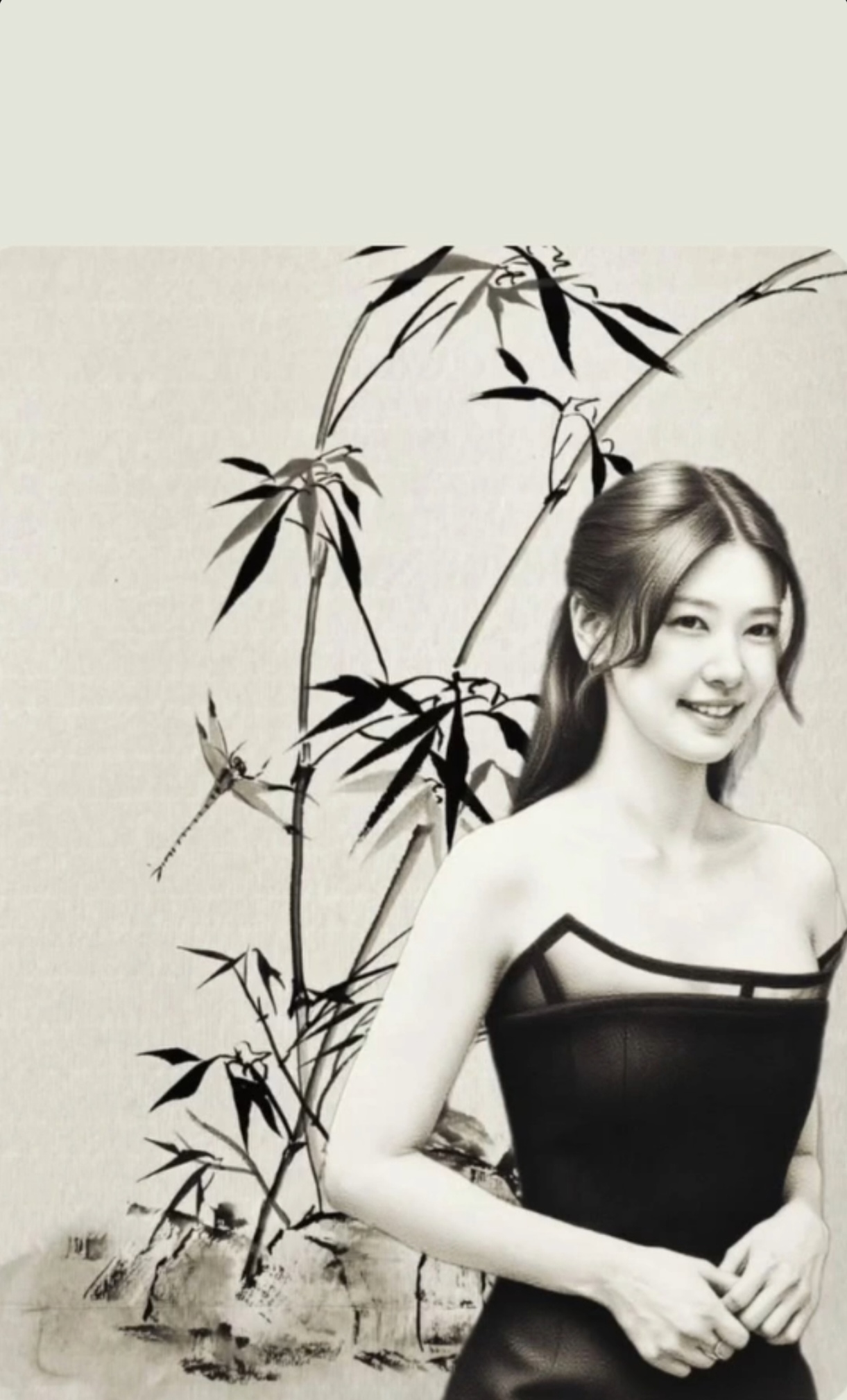 Emotional wallpaper shared by fans for Jung Somin