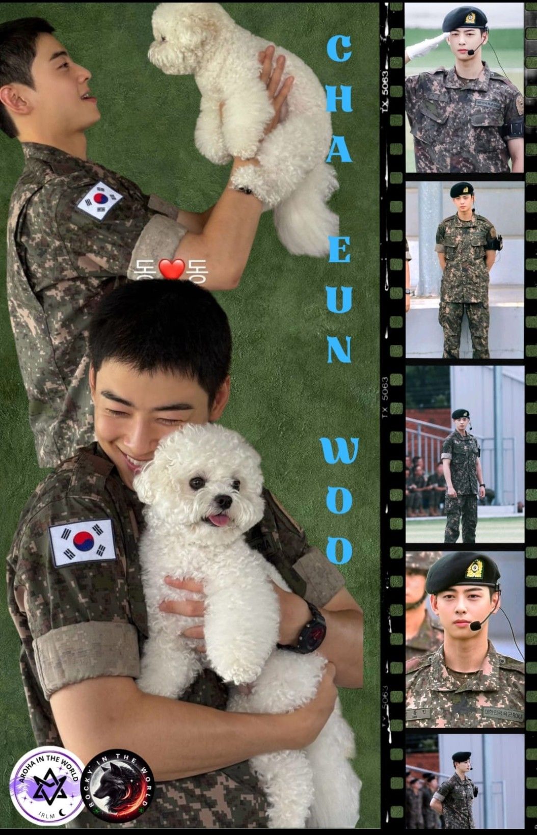 Behind-the-scenes cut of Cha Eunwoo