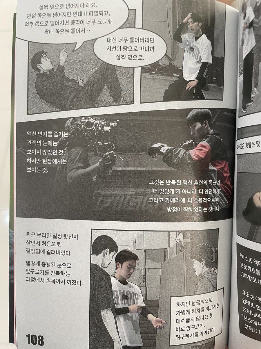 Behind-the-scenes cut of Choi Hyunwook